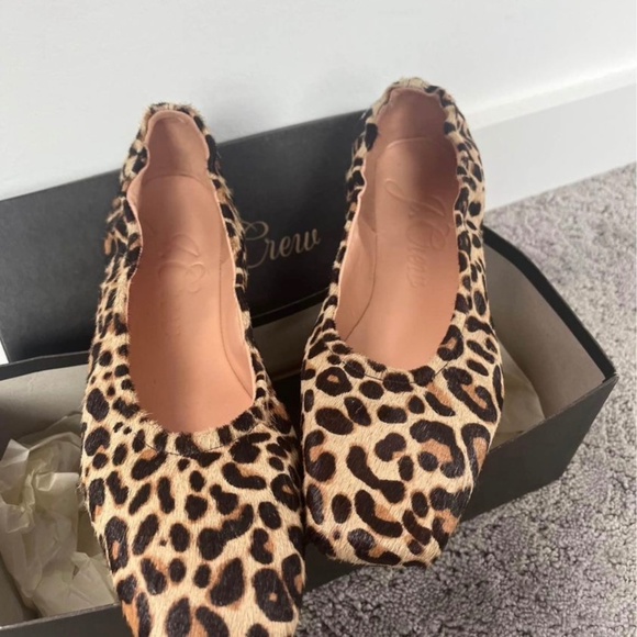 J Crew Hair Calf Soft Ballet Flat - Picture 1 of 4